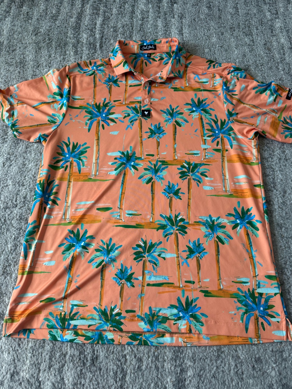 Bad Birdie Hotel California Golf Polo